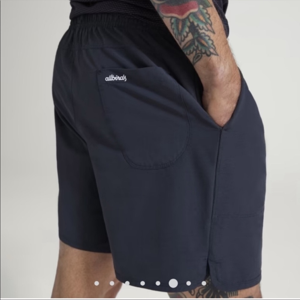 Allbirds Black Natural Run Shorts Large